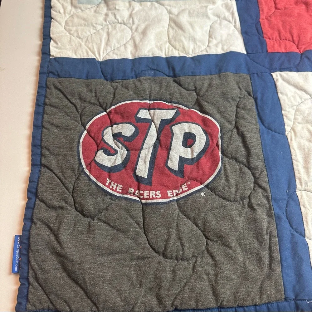 Skateboard Logo T-Shirt Quilt Throw| Vans · STP · Indie | 44x44 Boy Room Blanket